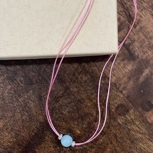 children or teenager silk cord necklace